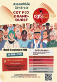 Assemblée Générale CGT PJJ Grand Ouest 8 septembre 2026